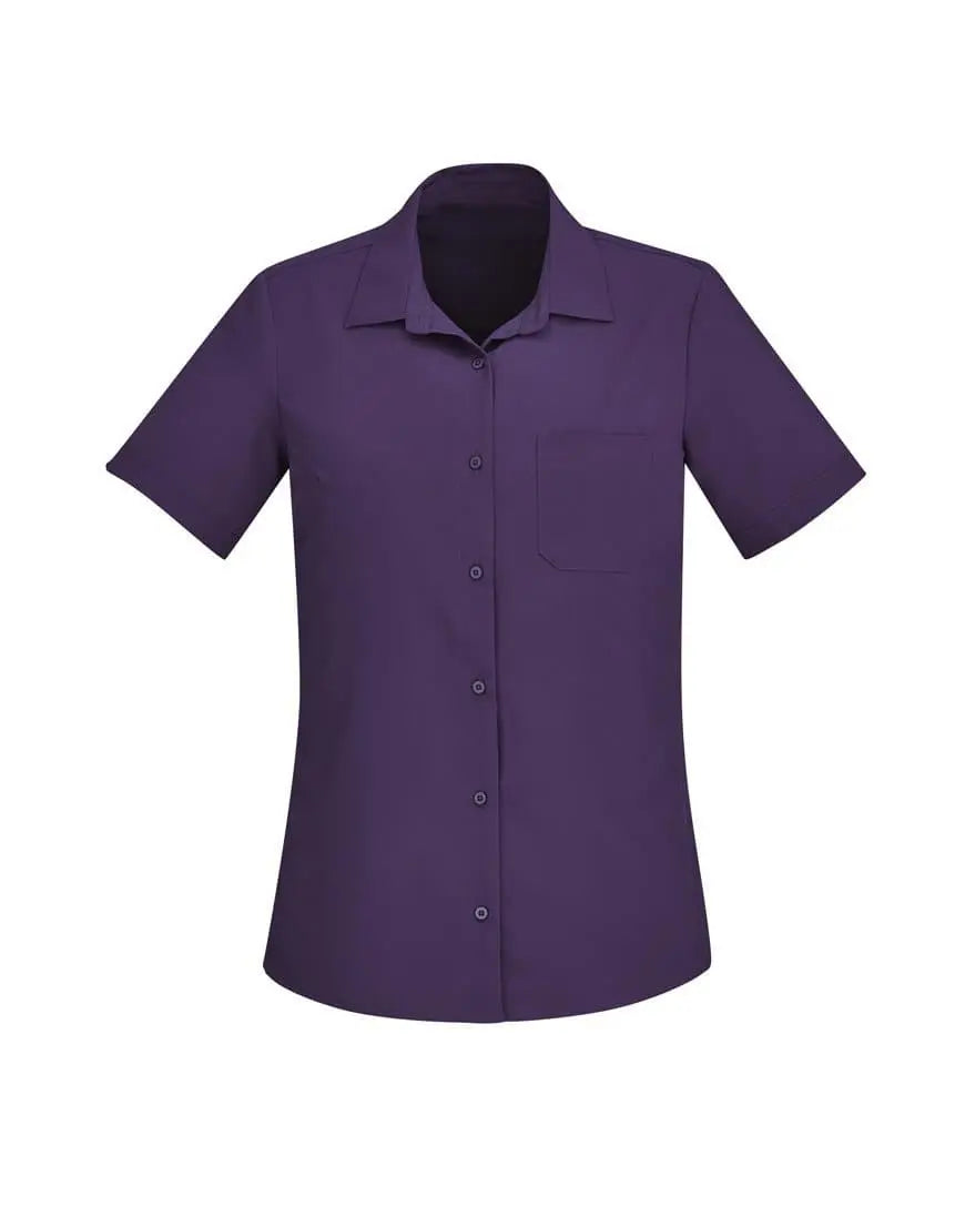 Biz Care Womens Easy Stretch Short Sleeve Shirt CS947LS Metro Workwear.